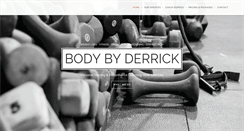 Desktop Screenshot of bodybyderrick.com